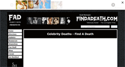 Desktop Screenshot of findadeath.com